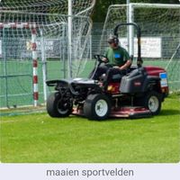 Sportvelden maaien